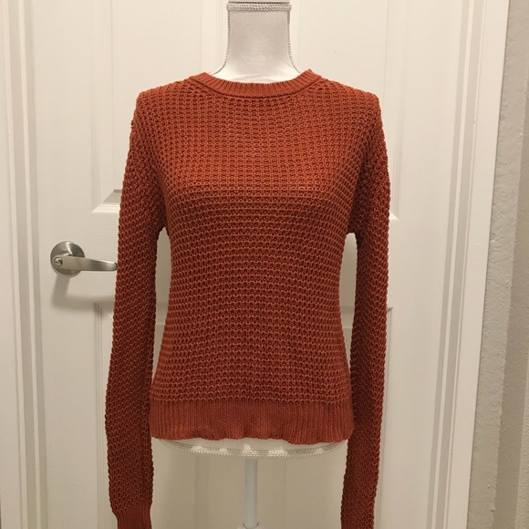 Beautiful Rust Color Knit Sweater - Picture 5 of 8